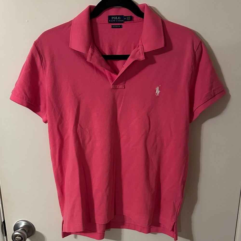 Polo by Ralph Lauren Women's Pink Short Sleeve Tee